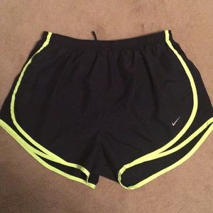 Black and Yellow Nike Shorts